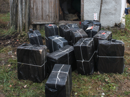 Foto contrabanda tigari (c) IPJ Maramures